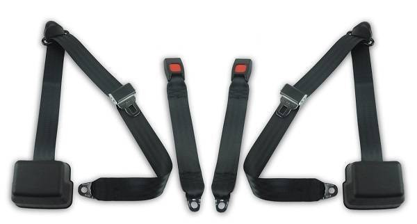 1983-1988 Toyota SR5, Standard Cab, Driver & Passenger, Bench Seat Belt Kit - Seatbelt Planet