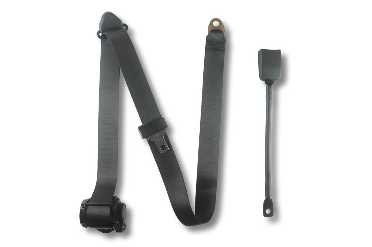 1990-1992 Kenworth W900, Passenger Seat Belt without Air Ride Seats - Seatbelt Planet