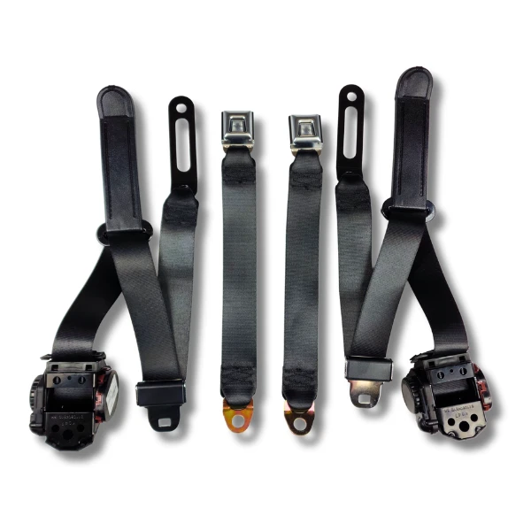 Seatbelt Planet 1974-1979 Ford Thunderbird, Driver, Passenger & Center Seat Belt Kit
