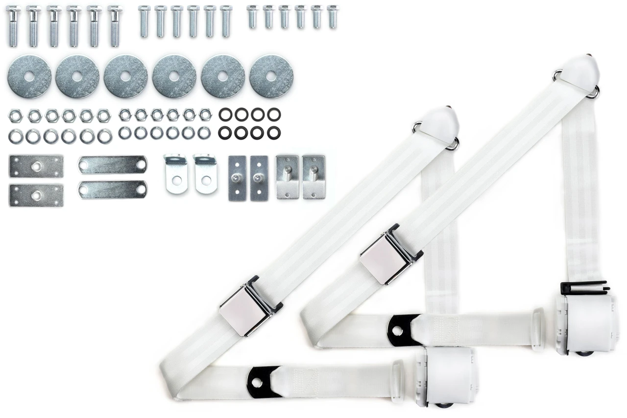 RetroBelt 1965-1973 Ford Mustang Shoulder Belt System with Aviation Style Buckles - RetroBelt view 5