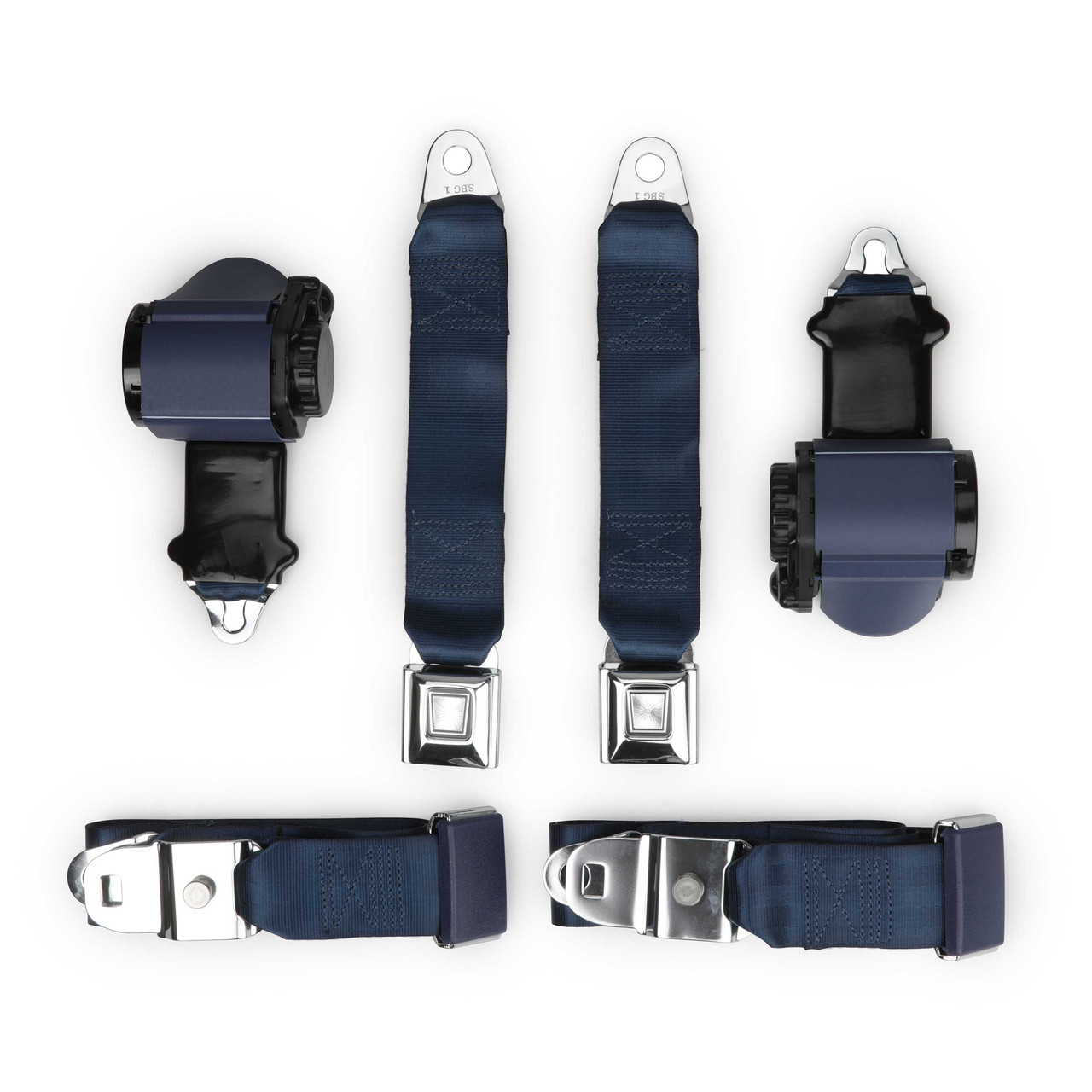 RetroBelt 1970-1971 Corvette Shoulder Belt Kit with Single Retractors - RetroBelt view 8