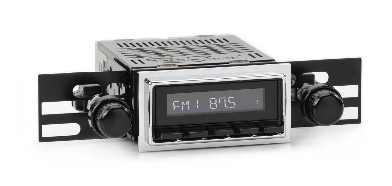 RetroSound 1950-1965 Porsche 356 RetroRadio with Chrome Bezel - view 3