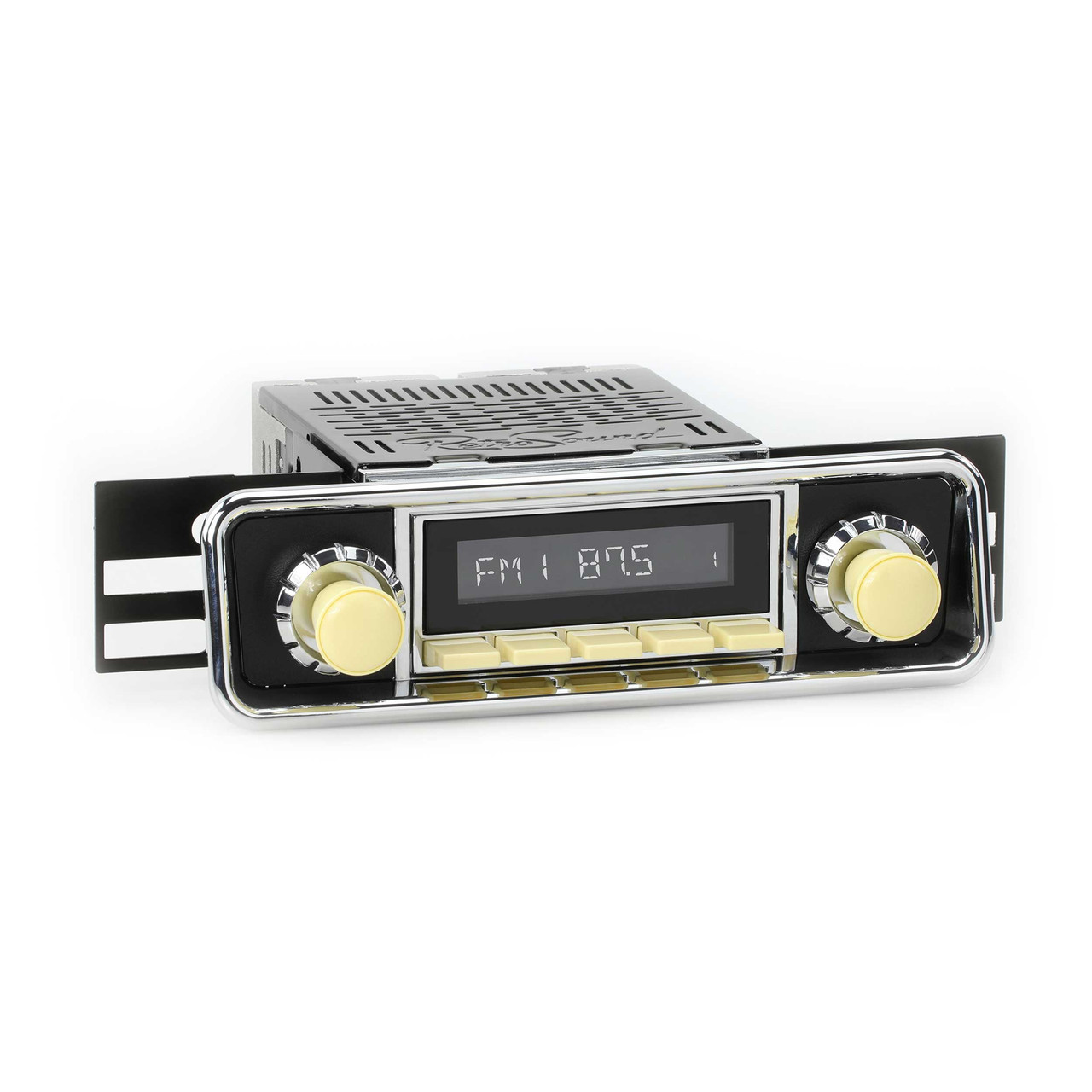RetroSound 1958-1967 Volkswagen Beetle RetroRadio with Hooded Plate - view 7
