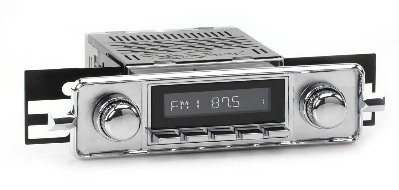 RetroSound 1958-1967 Volkswagen Beetle RetroRadio with "Sapphire"-style Plate