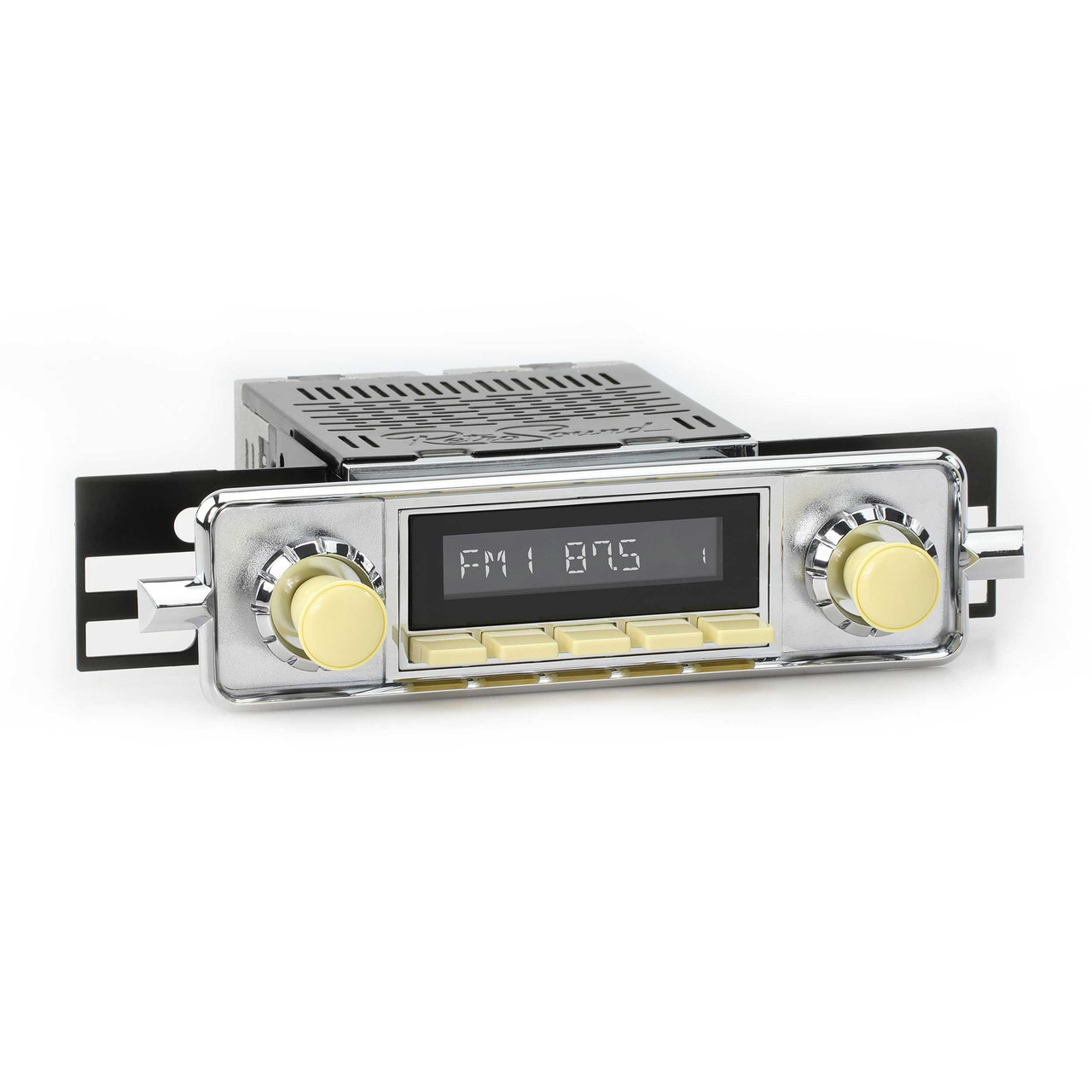 RetroSound 1958-1967 Volkswagen Beetle RetroRadio with "Sapphire"-style Plate - view 7