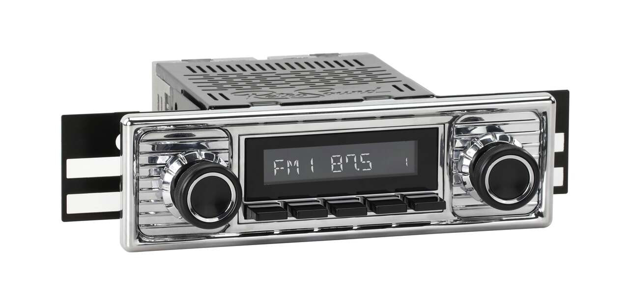 RetroSound 1963-1969 Mercedes-Benz 230 Series RetroRadio with Chrome Faceplate - view 3