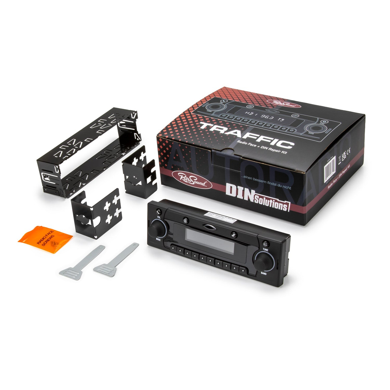 RetroSound Traffic DIN Radio for 1983-1991 Porsche 944 - view 5