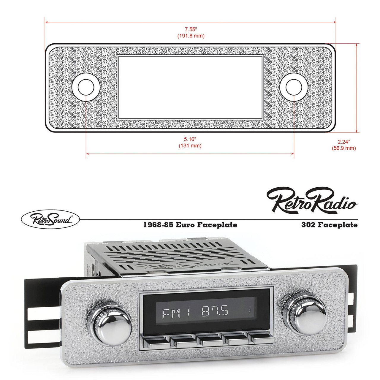 RetroSound Faceplates
