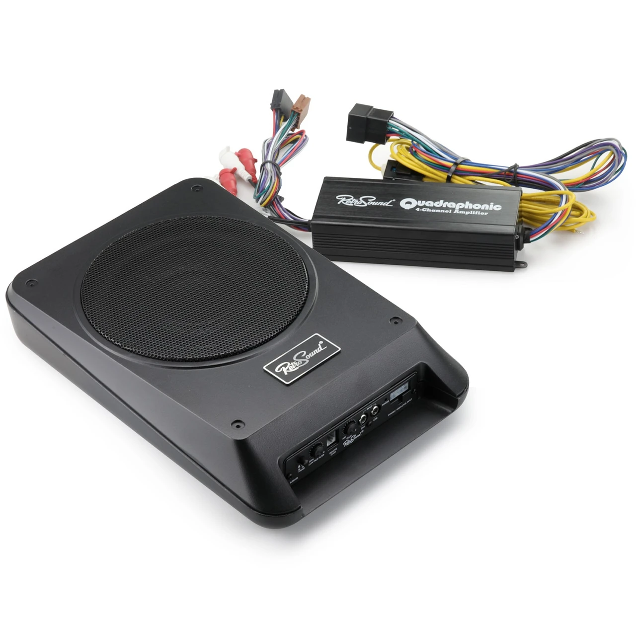 RetroSound SUB8100 Subwoofer and Quadraphonic Amplifier Bundle