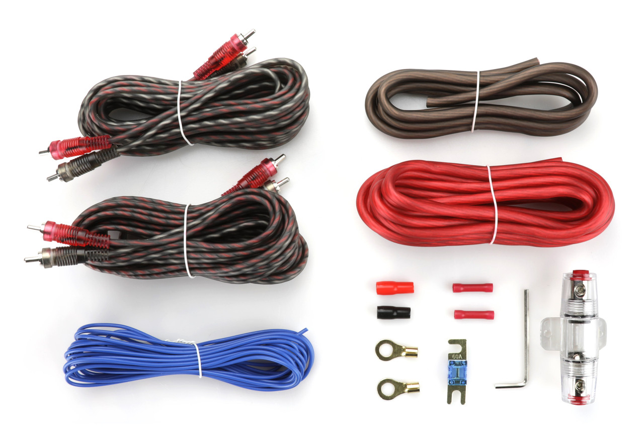 RetroSound 8 Gauge 4 Channel Amplifier Wiring Kit