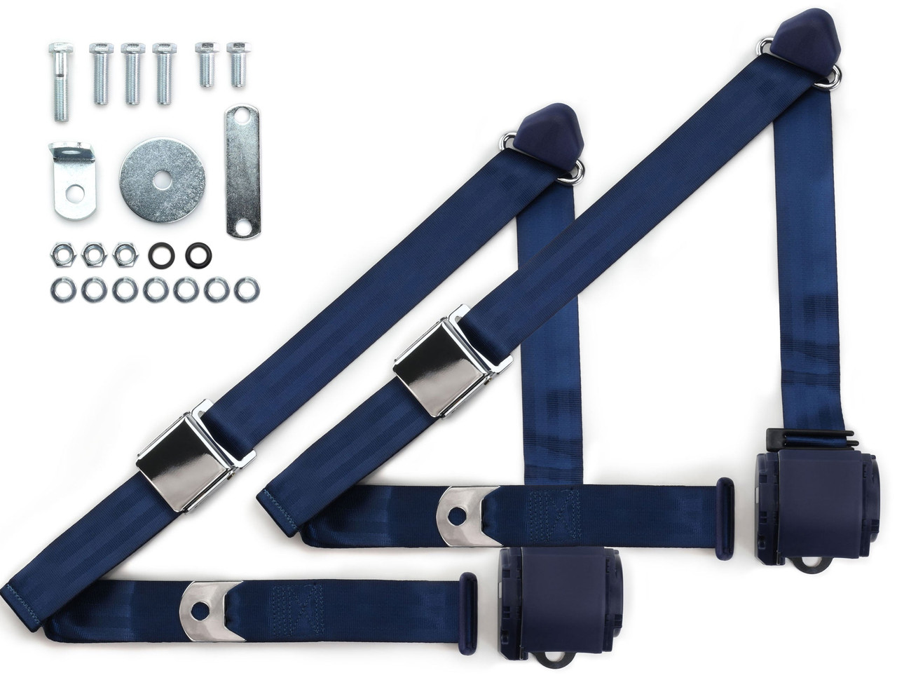 RetroBelt 1970-1973 Datsun 240Z Shoulder Belt Kit with Aviation Style Buckles - view 7