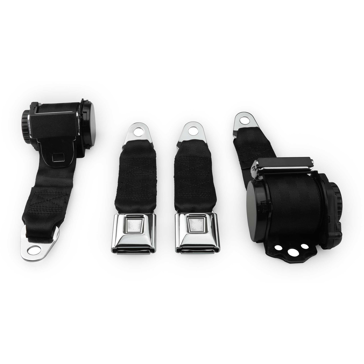 RetroBelt 1978-1982 Chevy Corvette Shoulder Belt Kit with Single Retractors - view 2