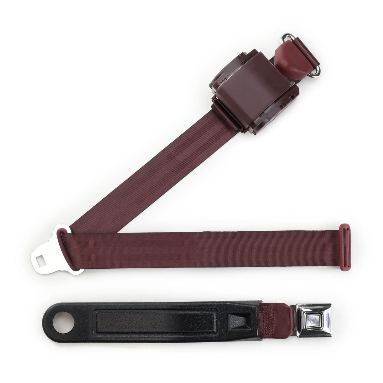 RetroBelt 3-Point Retractable Shoulder Seat Belt – Push Button – Universal Fit – Bench Seat - view 8