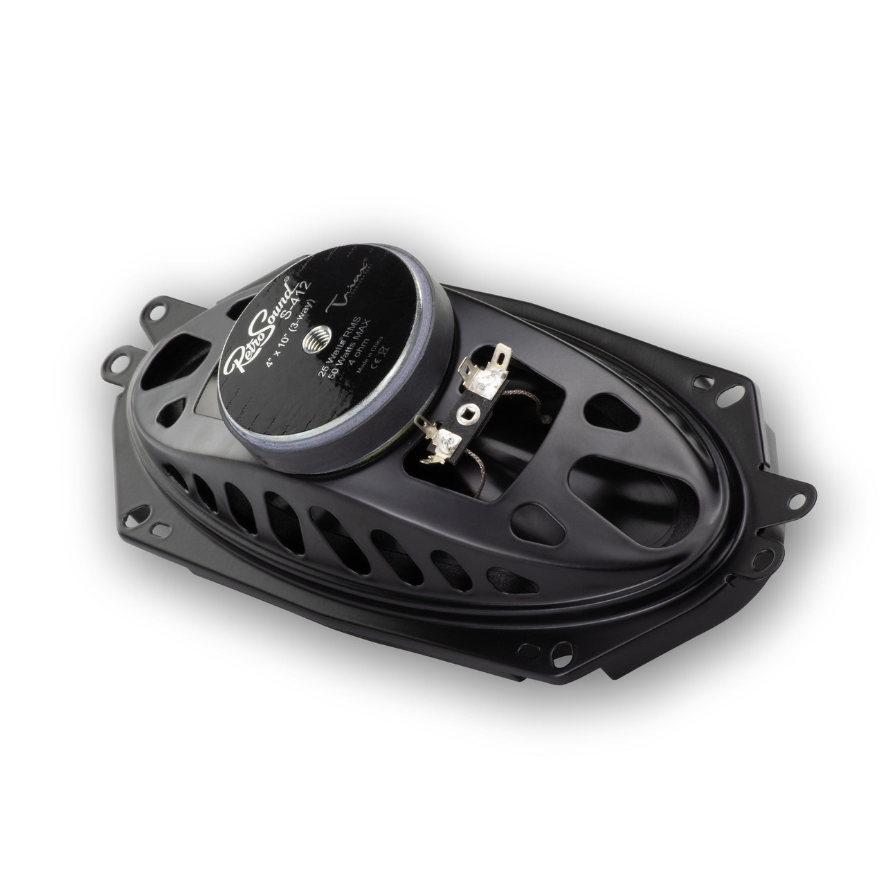 RetroSound 1985-1987 Pontiac Grand Prix 3-Way Stereo Speakers 4" x 10" for Rear Package Tray - view 2