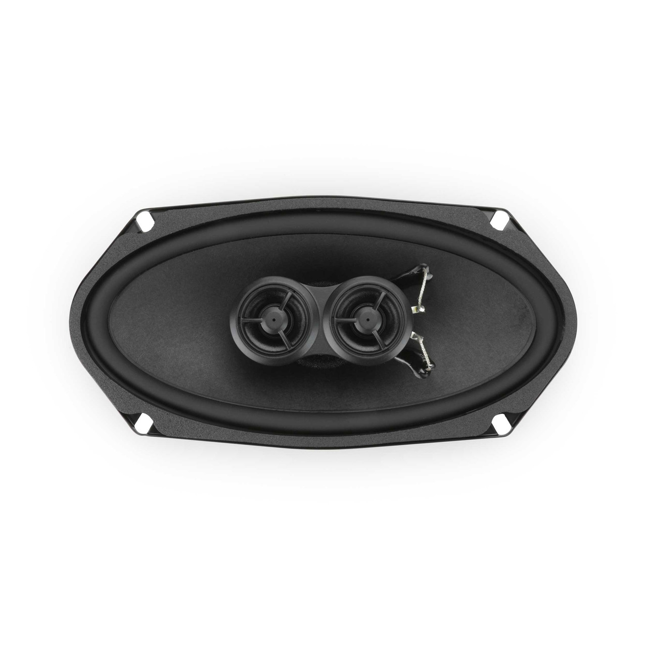 RetroSound Premium 4"x8" Ultra-thin 3-way Dash Speaker Pair - view 3