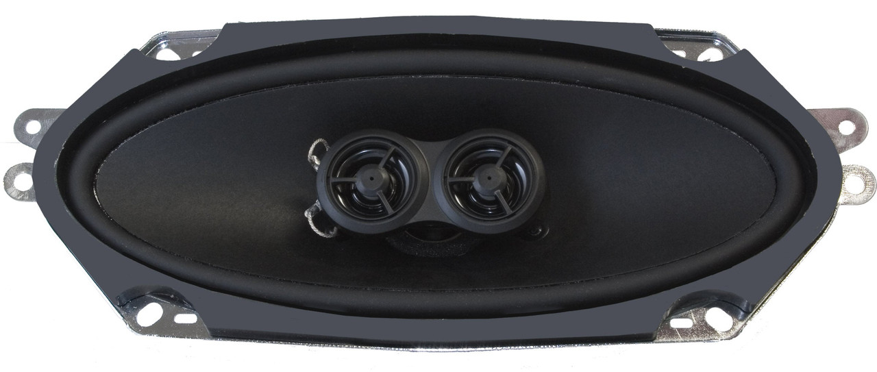 RetroSound 4" x 10" Premium Stereo Dash Speaker for 1968 Chevrolet Chevy II with No Factory Air Conditioning - view 3