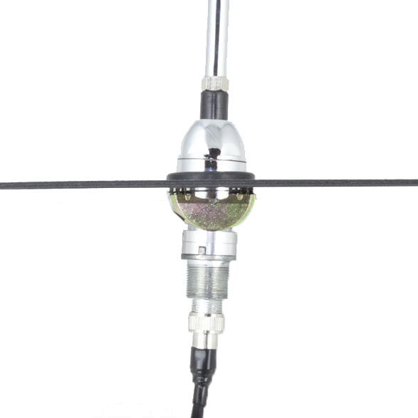 RetroSound 1970-1981 Firebird Antenna W/10' Cable & Fixed Chrome Plated Brass Mast Front Mount