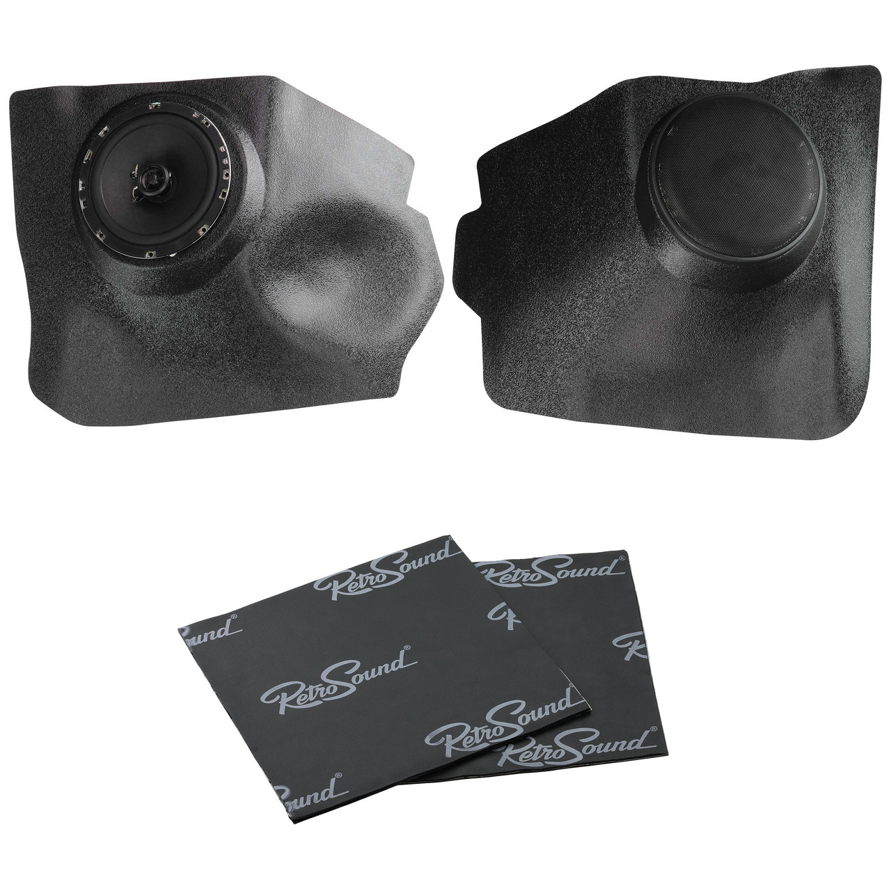 RetroSound Kick Panels for 1956-1970 Volkswagen Beetle Convertible - view 5