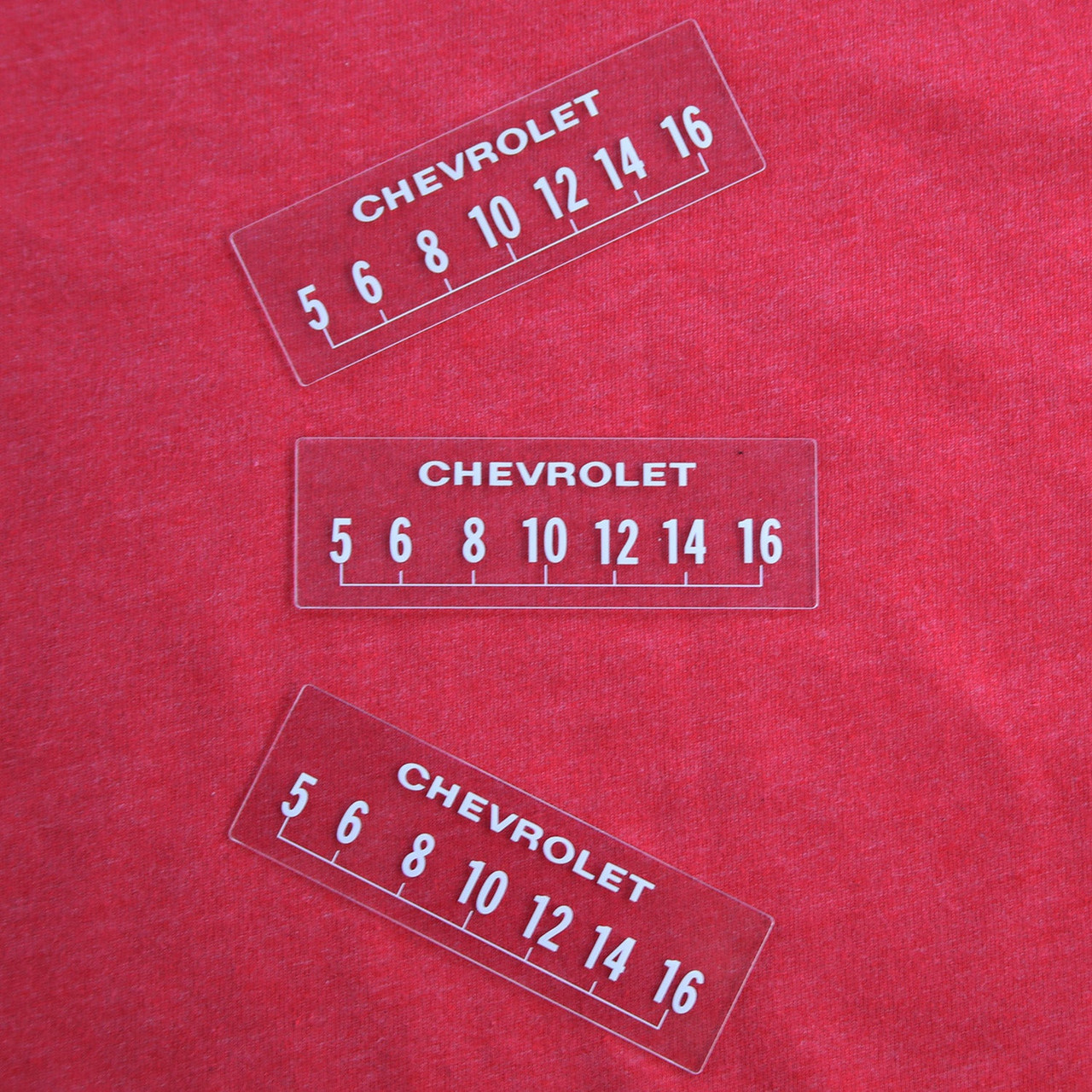 RetroSound Vintage Overlays: Glass Chevrolet Block Screen Protectors - view 2