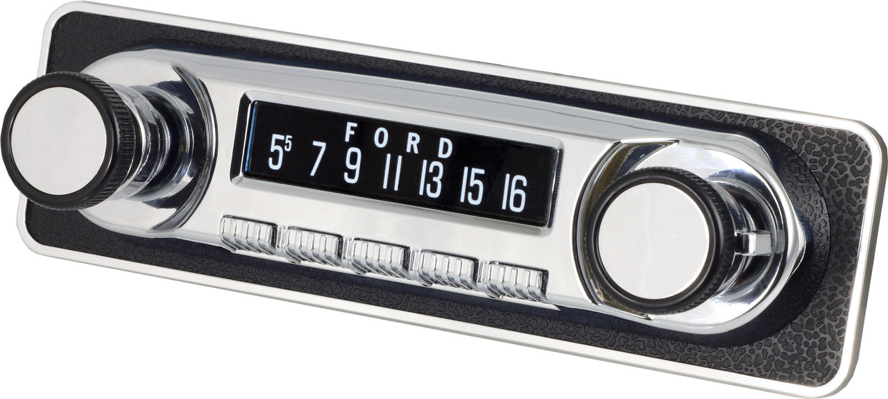 RetroSound Vintage Overlays: Ford Logo Glass Screen Protectors for Huntington Radio - view 4