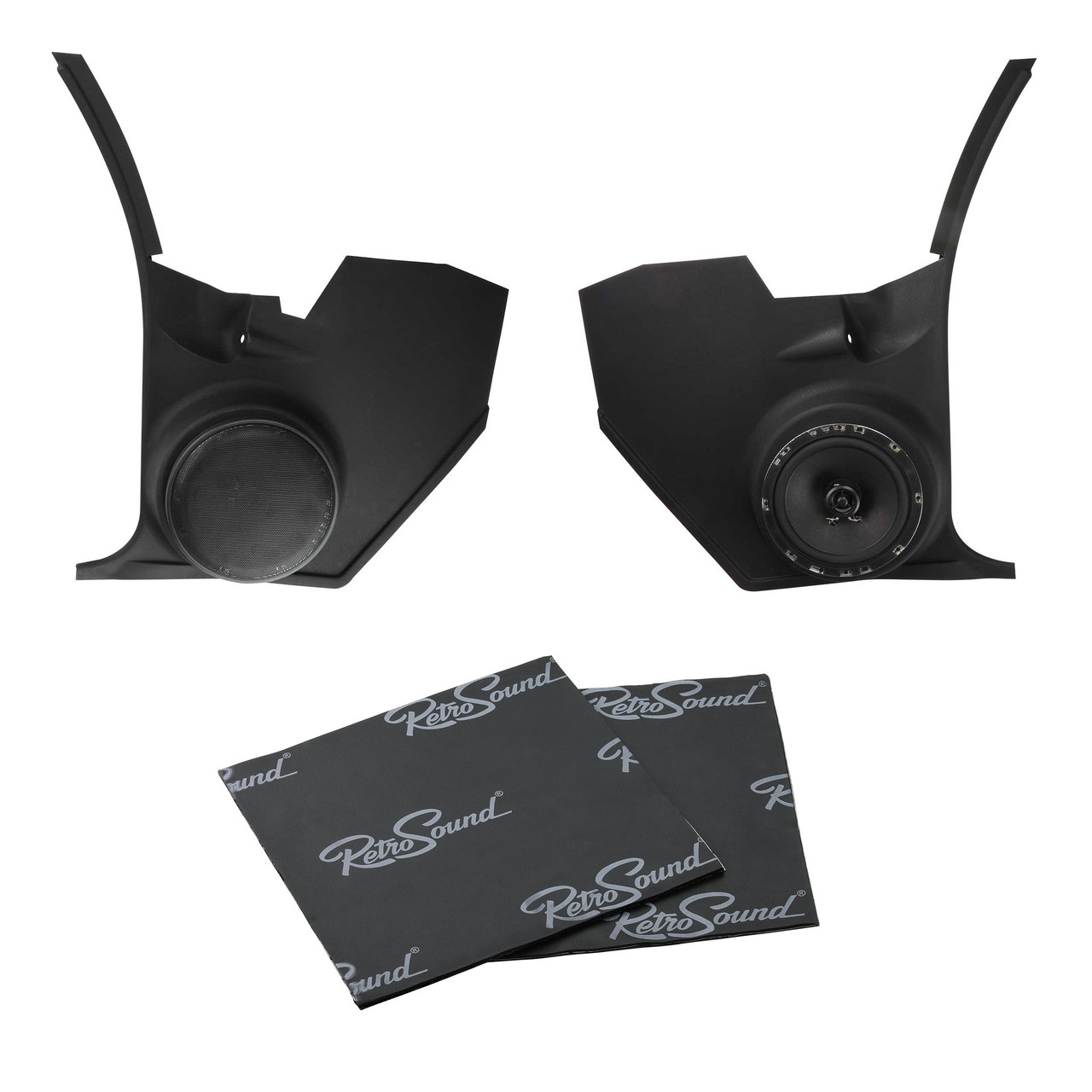 RetroSound Kick Panels for 1968-1972 Buick Skylark with No Factory Air Conditioning - view 5