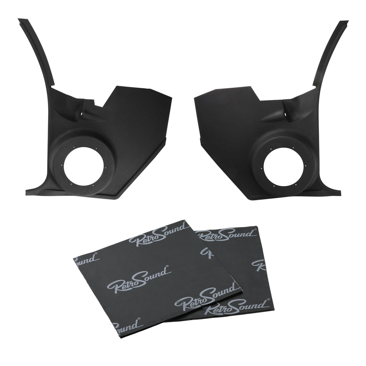 RetroSound Kick Panels for 1968-1972 Chevelle with No Factory Air Conditioning - view 7