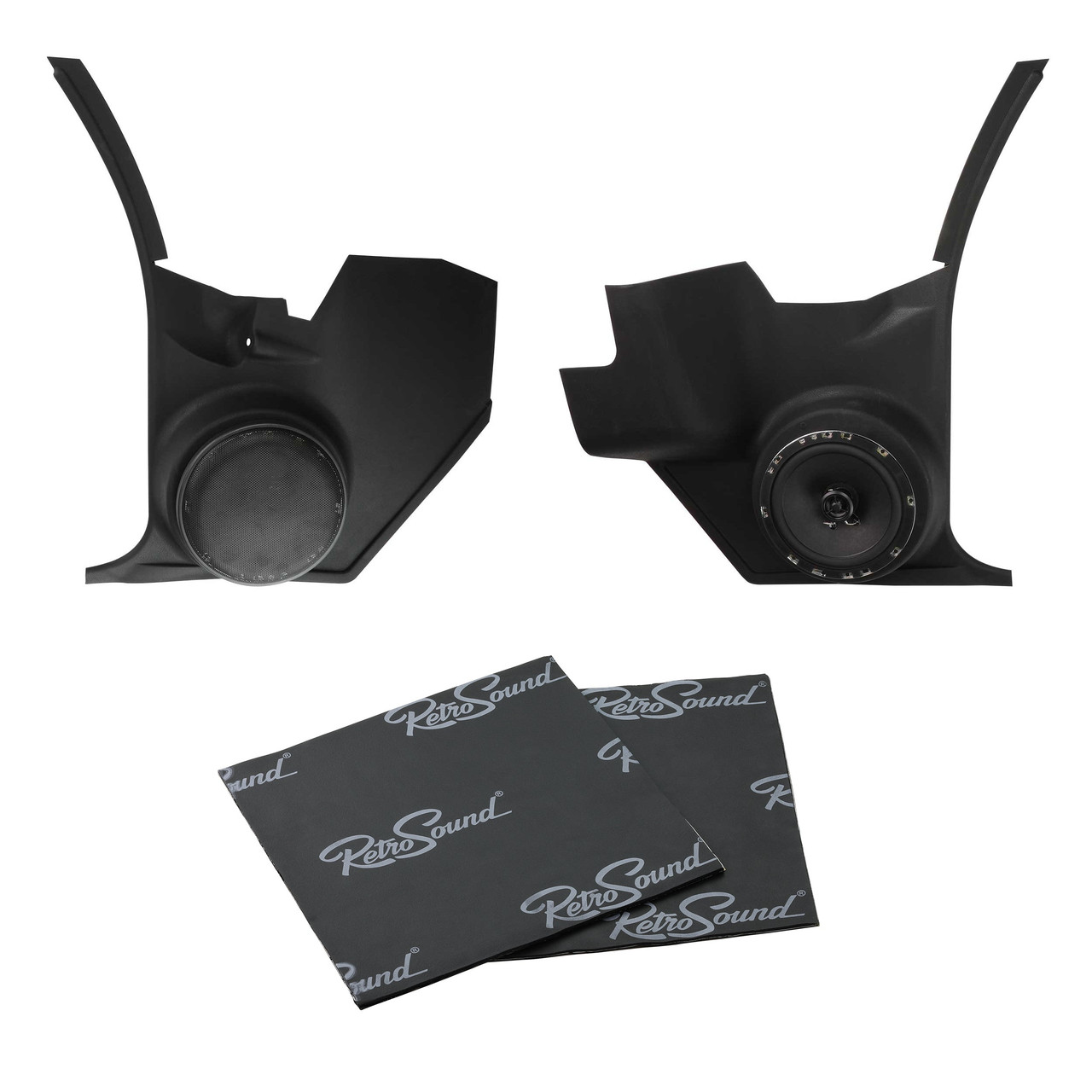 RetroSound Kick Panels for 1968-1972 Oldsmobile Cutlass with Factory Air Conditioning - view 5