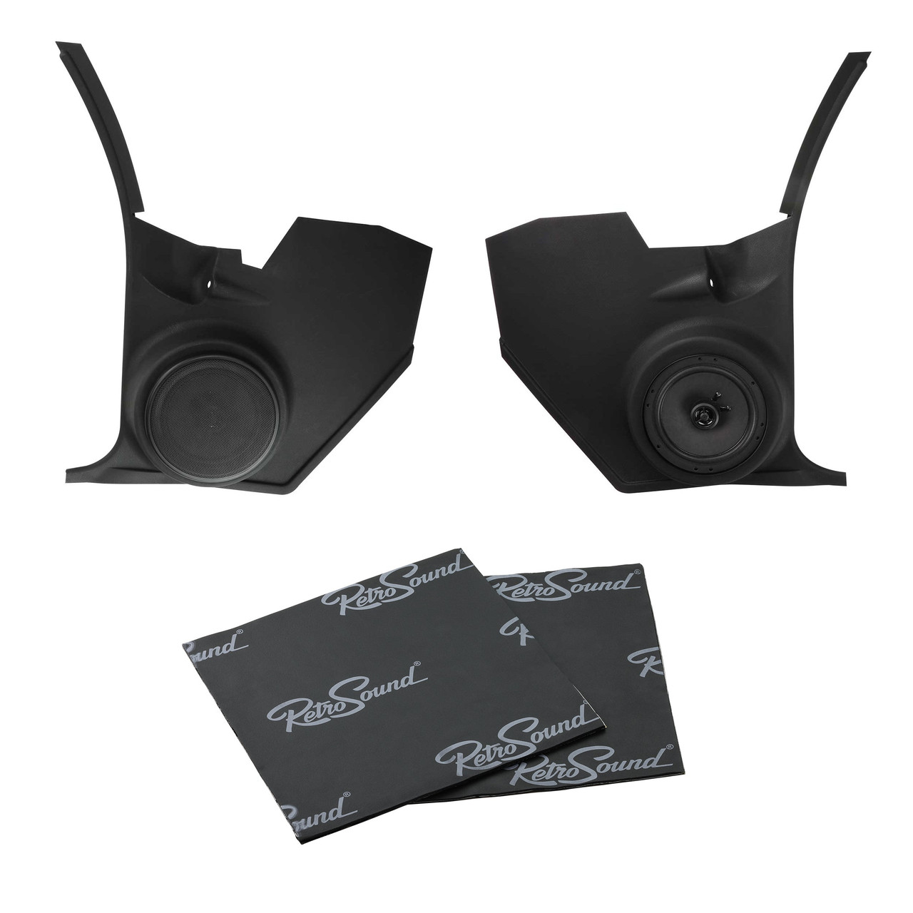 RetroSound Kick Panels for 1968-1972 Pontiac GTO with No Factory Air Conditioning - view 4