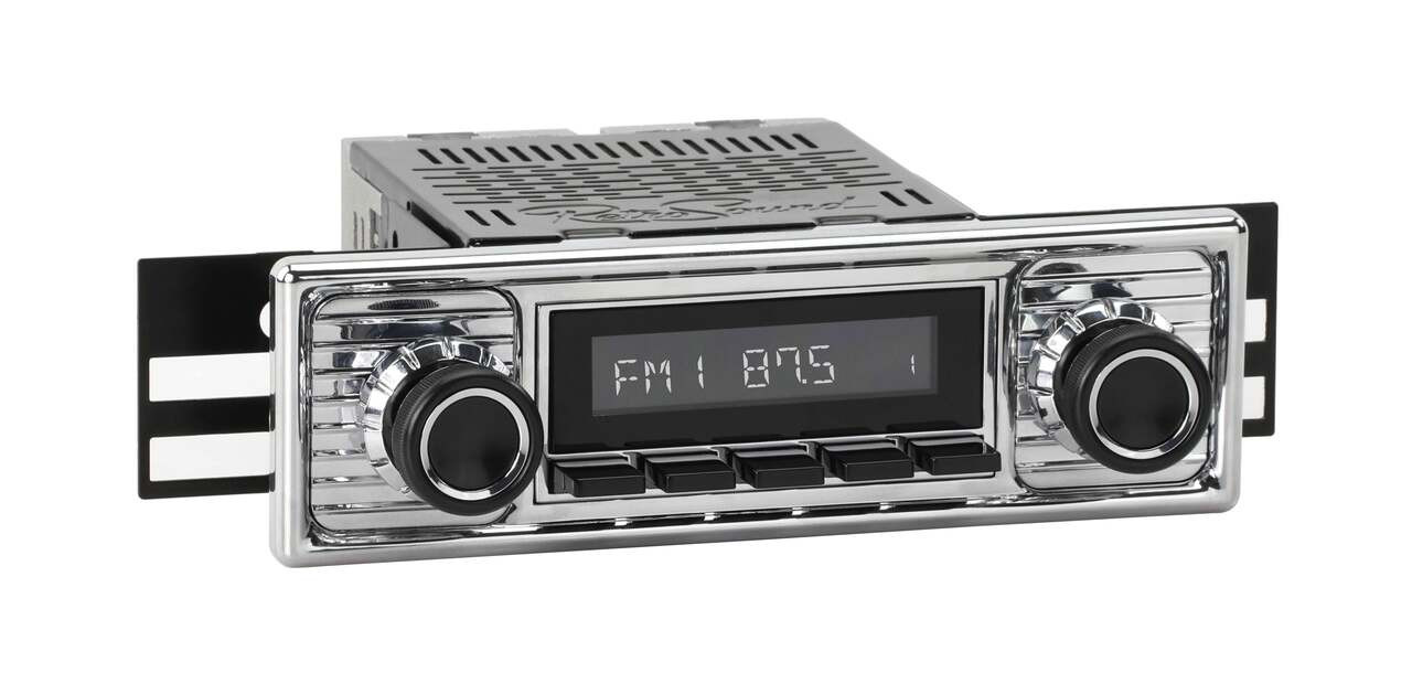 RetroSound 1955-66 Mercedes-Benz 220 DAB+ RetroRadio with Chrome Faceplate - view 3