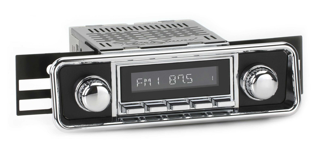 RetroSound 1958-67 Volkswagen Beetle DAB+ RetroRadio with Hooded Plate - view 3