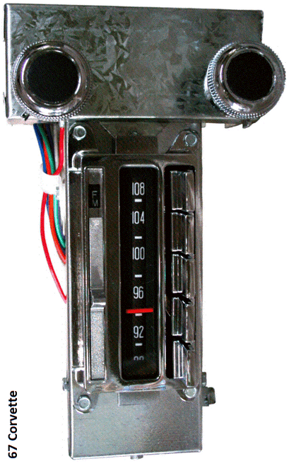 Repro 1966 Chevrolet C2 CORVETTE AM/FM/Stereo Radio