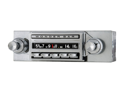 Repro 1961-62 Chevrolet Corvette Wonderbar AM/FM/Stereo Radio with bluetooth - Antique Automobile Radio