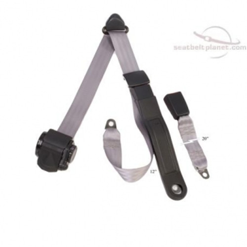 Seatbelt Planet 3pt Ret End Release Cable Style L/S Seat Belt