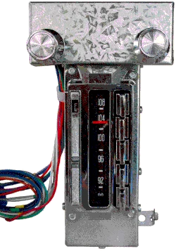 Repro 1965 Chevrolet C2 CORVETTE  AM/FM/Stereo Radio with bluetooth - Antique Automobile Radio
