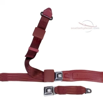 Seatbelt Planet All Metal/GM Logo PB Style f/Bench or Bucket - Seatbelt Planet