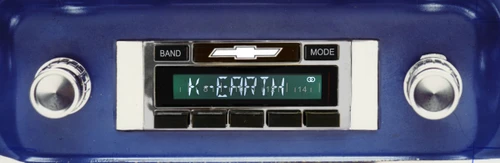 Custom AutoSound 1964-66 Chevy Truck USA-630 In Dash AM/FM - Custom AutoSound