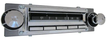 Repro 1957 Chevrolet Corvette Wonderbar AM/FM/Stereo Radio - Antique Automobile Radio