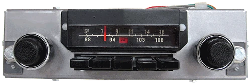 Repro 1970 Mopar "B" Body AM/FM/Stereo Radio with bluetooth - Antique Automobile Radio