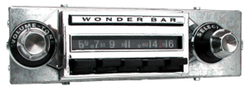 Repro 1958 Chevrolet Wonderbar AM/FM/Stereo Radio with bluetooth Repro 1958 Chevrolet Wonderbar AM/FM/Stereo Radio with bluetooth