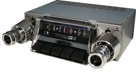 Custom Autosound 1957 Chevy Belair Slidebar Radio - Custom AutoSound