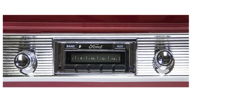 Custom AutoSound 1956 Ford USA-230 In Dash AM/FM - Custom AutoSound
