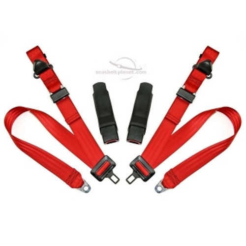 Seatbelt Planet Porsche 911, 1987-94 Rear Seat Belts Kit 1