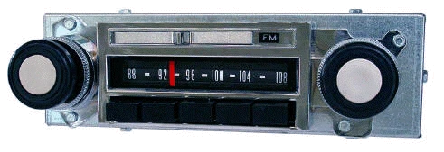 Repro 1970-1972 Chevrolet Truck AM/FM Stereo Radio with bluetooth - Antique Automobile Radio