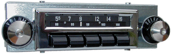 Repro 1956 Chevrolet AM/FM/Stereo Radio with bluetooth - Antique Automobile Radio