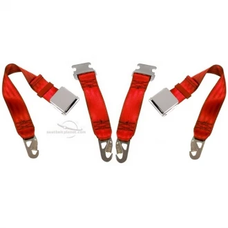 Seatbelt Planet Porsche 356 1962-65 Dvr/Pass 2pt Non-Retr Belt - Seatbelt Planet