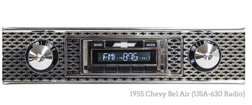Custom AutoSound 1940-48 Chevy USA-630 In Dash AM/FM 1 - Custom AutoSound