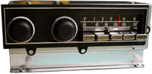 Repro 1970-71 Mopar ‚ÄúE‚Äù Body AM/FM/Stereo Radio with bluetooth