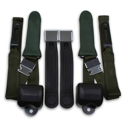 1964-1967 Chrysler Valiant Driver & Passenger Seat Belt Conversion Kit - Seatbelt Planet
