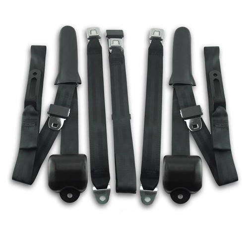 1971-1974 Crysler Valiant Driver, Passenger & Center Seat Belt Conversion Kit - Seatbelt Planet