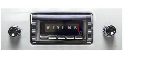 Custom AutoSound 1947-53 Chevy Truck USA-740 In Dash AM/FM - Custom AutoSound